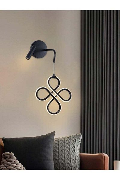 Moonlight Lighting Modern LED Wall Lamp 7206-W – 3 Lighting Modes, 23W, Sleek Wall Light Fixture for Living Room, Bed