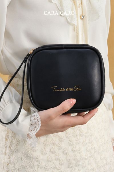 CARA CARO Small Toiletry Bag - Portable Toiletry Bag - Sanitary Pad Storage Bag