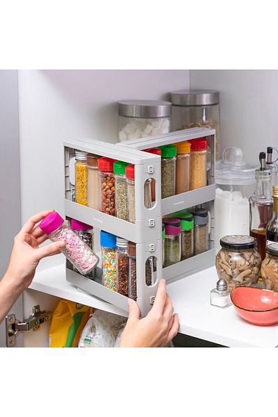InnovaGoods Spice organizer, InnovaGoods, Rispick, white