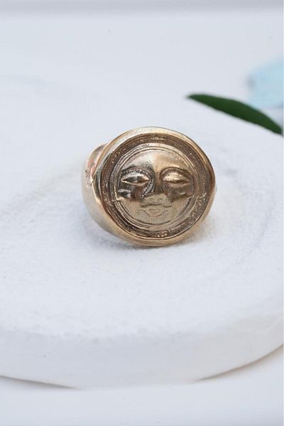AŞIK ACCESSORIES Adjustable Round Mask Ring