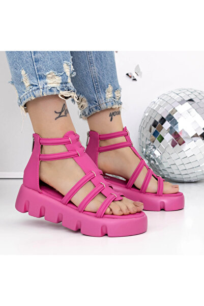 mei Sandale Dama cu Platforma 3HXS70 Roz | Mei