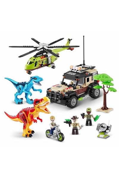 Sporting Brands Zuru Max Dino figure building set, 592 pieces, 33 x 48.3 x 7.6 cm