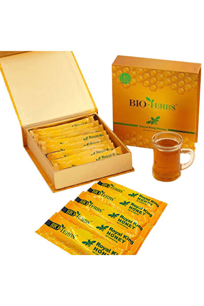 Honey عسل ملكي أصلي من BIO HERBS - 10 جرام × 30 كيسًا
