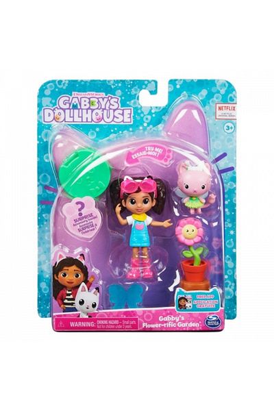 SPIN MASTERR Gabby's Dollhouse Cat-Tivity Garden Playset