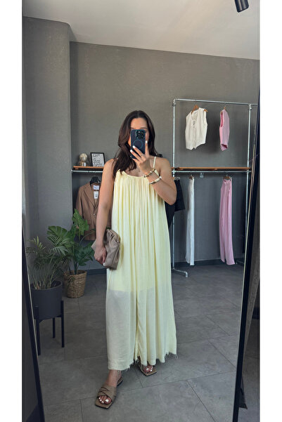 yourname collection Rochie lungă de damă cu bretele