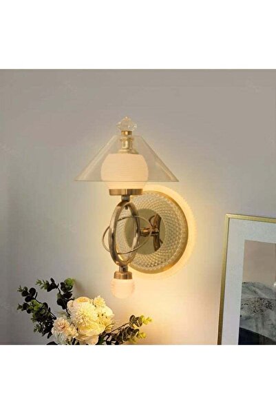 Moonlight Lighting مصباح حائط LED ذهبي فاخر 7473-W قابل للتعتيم بتصميم أنيق م...