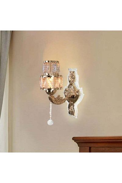 Moonlight Lighting Luxury 7467-W Dimmable Gold LED Wall Lamp With Elegant Design