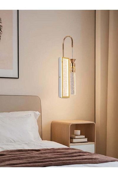 Moonlight Lighting Modern LED Wall Light – Model 9862-W | 15W Decorative Wall Lamp with 3 Color Modes (White, Yellow,