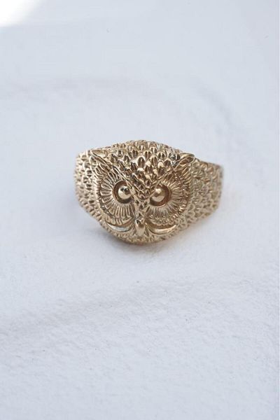 AŞIK ACCESSORIES Adjustable Owl Ring