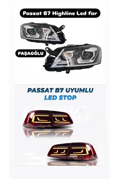 Bosch Passat b7 led far led stop Passat 2011-2014 uyumlu takım led far led stop