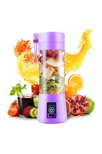 Protonust 6 Bıçaklı Taşınabilir Şarj Edilebilir Meyve Suyu Blenderi 380ml