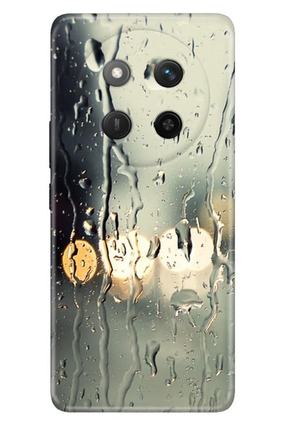 Cekuonline Honor Magic 7 Lite Case Decorative Silicone Printed Cover a Rainy ...