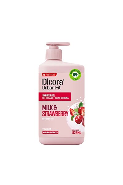 Dicora Urban Fit Duş Jeli Vitamin B Çilek ve Süt 825 ml