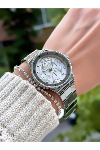 Ferrucci Steel Cord Women's Wristwatch 3 Atm Waterproof with 2 Years Warranty Mechanism