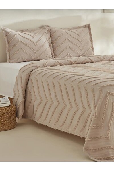 bursa çeyiz Merve 3 Piece Double Bedspread