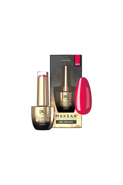 Makeart Baby Lac de unghii semipermanent "Ziua Femeii" Makear, 803 Fucsia, 8 ml