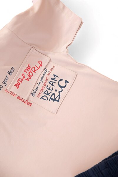 Egelite Boy's Summer Pocket Detail 6-7-8-9-10 Years Old Single Bottom Top Shorts Suit