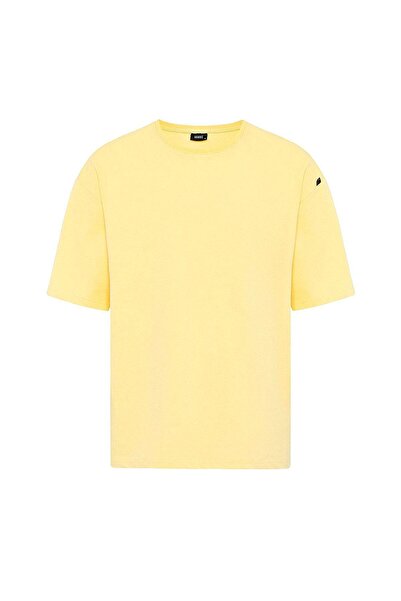 VAMOSCLO Basic Oversize Shorts Set Yellow