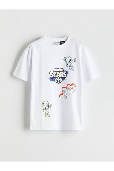 LC Waikiki Νέα σεζόν Crew Neck Brawl Stars Αγόρια με στάμπα Tisort - S5OJ74Z4