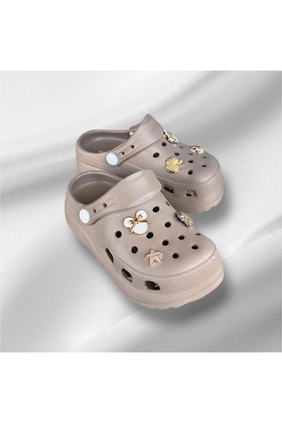 AkınalBella Girl's High Stone Soft Sole Orthopedic Indoor Slippers Sandals