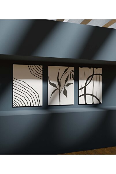 wudie Mese de bucătărie de înaltă calitate cu aspect cadru, set de 3