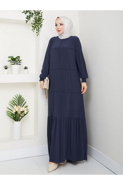 Rüyam Moda Dress Lycra Sandy Fabric