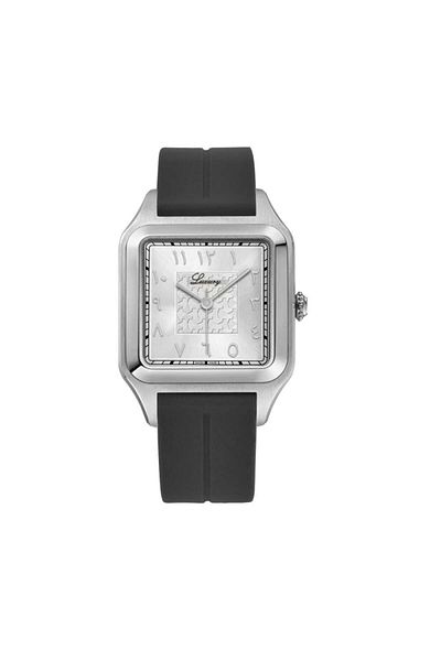 Luxure Men's watch with rubber strap and Arabic numerals