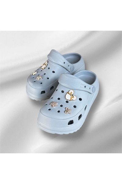AkınalBella Girl's High Stone Soft Sole Orthopedic Indoor Slippers Sandals
