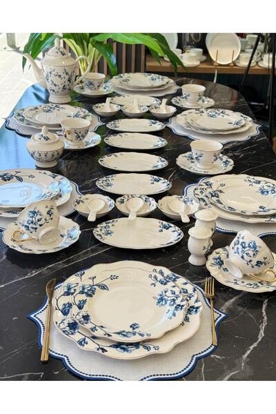 Onedekor Rosa 6 Kişilik 48 Parça Porselen Kahvaltı Takımı