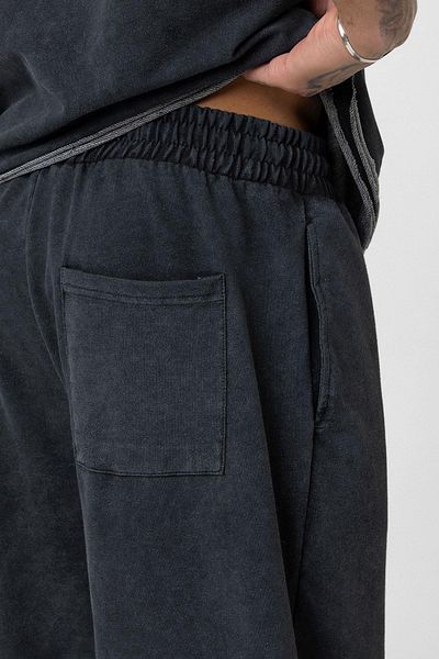 VAMOSCLO Washable Oversize Tracksuit Set Black