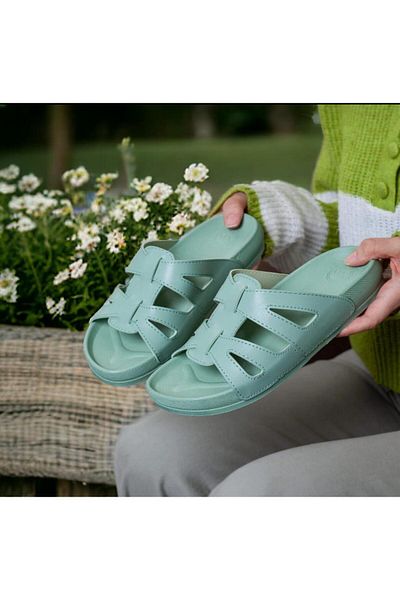 MULEX Women's Extra Comfortable Non-Slip Sole Orthopedic Supported Daily Slippers