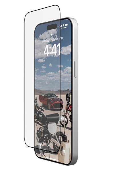 ALC MOBILE Folie de sticlă premium compatibilă cu iPhone 16 Pro Max - contur ...