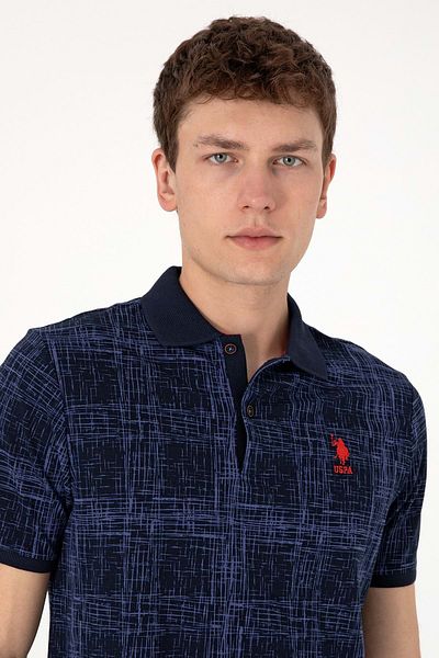 U.S. Polo Assn. U.S POLO 2103243 KING ΣΧΕΔΙΟ ΛΟΥΞ T-SHIRT - ΜΠΛΕ ΝΑΥΤΙΚΟ - M - ST08304-ΜΠΛΕ ΝΑΥΤΙΚΟ-M