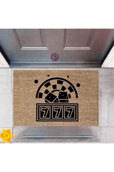 None Door Mat Decorative Digital Printing Luck Machine P-2399