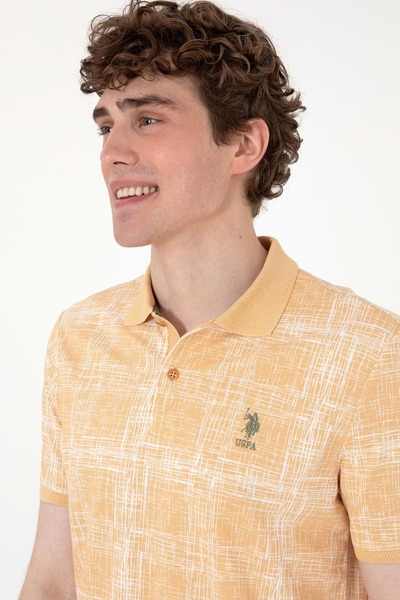 U.S. Polo Assn. U.S POLO 2103243 KING ΣΧΕΔΙΟ ΛΟΥΞ T-SHIRT - ΜΠΕΖ - M - ST08304-BEIGE-M