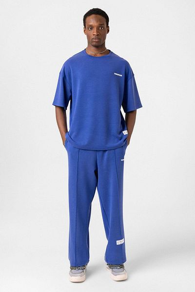VAMOSCLO Label Detailed Oversize Modal Fabric Tracksuit Suit Saks