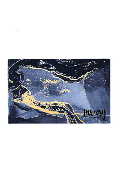 NewEvo Modern bath mat, Ultra absorbent, Non-slip and quick drying, Marble pattern, Eco-friendly, 50x80 cm