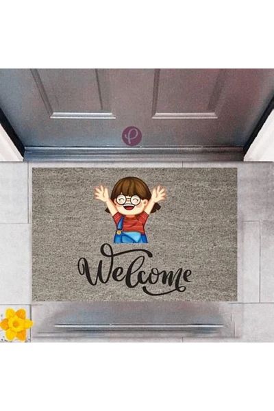 BscitirStore Door Mat Decorative Digital Printing Welcome P-2355