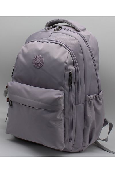 Bevitton School Backpack Unisex Water Resistant Fabric School Bag 2500 Light Lavender