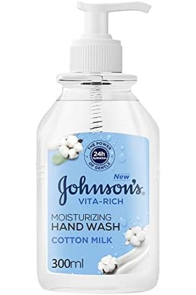 Johnson & Johnson Johnson Hand Wash Vita Rich Moisturizing Cotton Milk 300ml