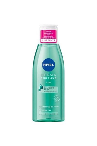 NIVEA Toner facial, Nivea Derma Skin Clear, 200ml