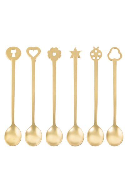 Sambonet Party Spoon Set Gold - 6 Pieces