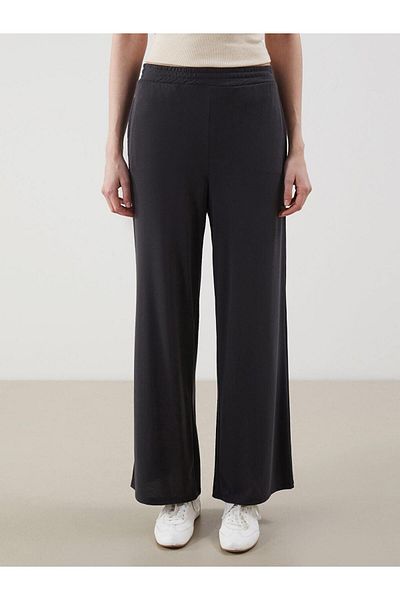 LC Waikiki Women's Wide Leg Sweatpants with Elastic Waist