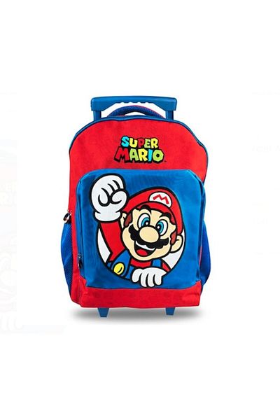 OEM Ghiozdan Troler, Albastru Rosu, Super Mario, 21L