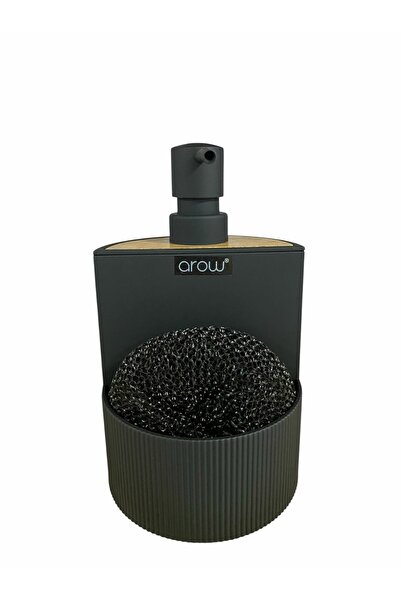 LİLA HOME SET DE BUCĂTĂRIE DOZATOR DE SĂBUN LIQUID AROW NEGRU