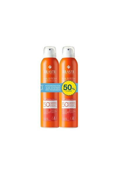 Rilastil Sun Protection Spray, Rilastil, Sun System Dry Touch SPF 50, 2x200 ml