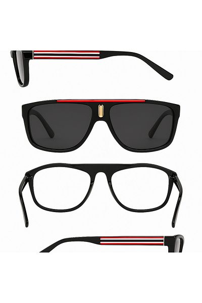 OEM Polarized Vintage Sunglasses - Unisex Luxury Retro Design, UV400 Protection, RedBlave