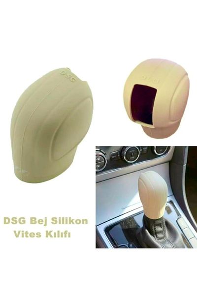 BsElektronik Volkswagen DSG Gear Shift Knob Cover Automatic Beige