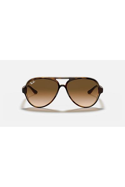 Ray-Ban CATS 5000 CLASSIC RB4125 710/51 59-13 Unisex Sunglass Polished Light Havana_Light Brown Gradient