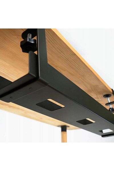 NewEvo Under Desk Cable Organizer, Power Cable Tray, With Clip, No Drilling, Size 60x19x10 Cm,